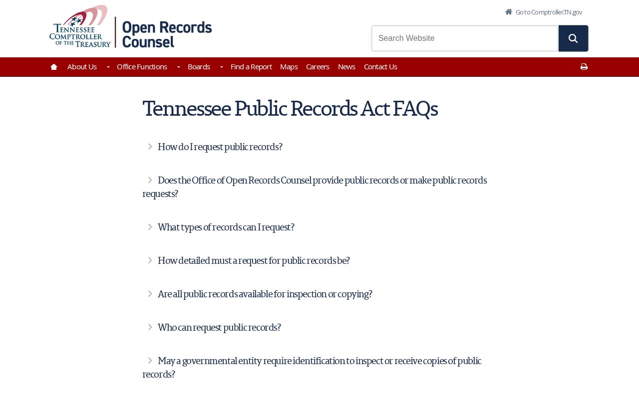 Tennessee guidance for Monroe County arrest record requests